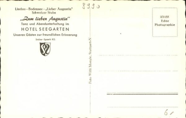 Lindau Bodensee Schweizer Stube Lieber Augustin – Bild 2