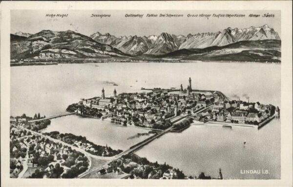 Lindau Bodensee Fliegeraufnahme