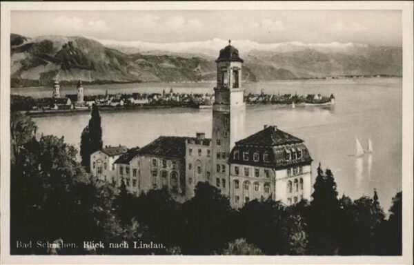 Schachen Lindau Blick nach Lindau