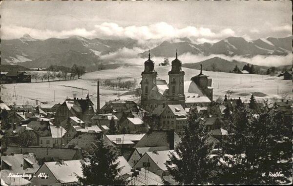 Lindenberg Allgaeu Ortsansicht Kirche