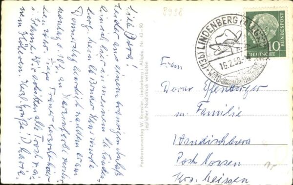 Lindenberg Allgaeu Ortsansicht Kirche – Bild 2