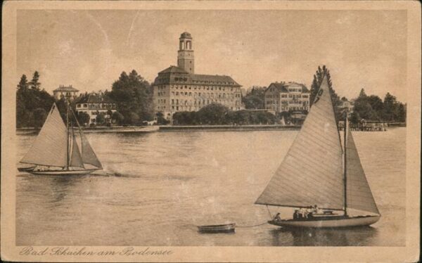 Bad Schachen Lindau Seepanorama Segelboote