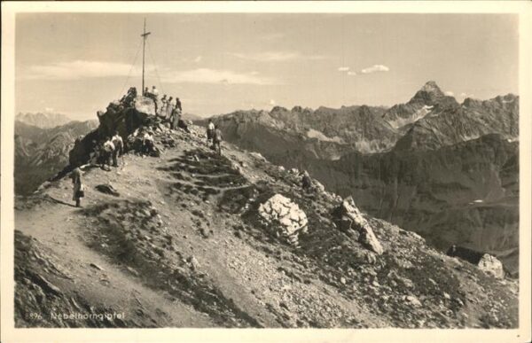 Fischen Allgaeu Nebelhorn Gipfel