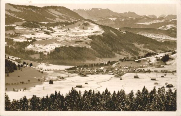Oberstaufen mit Schindelberg Kojen und Bregenzerwal