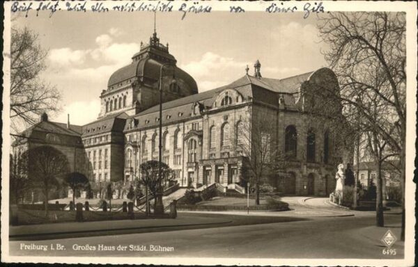 Freiburg Breisgau Grosses Haus der Städt Bühnen