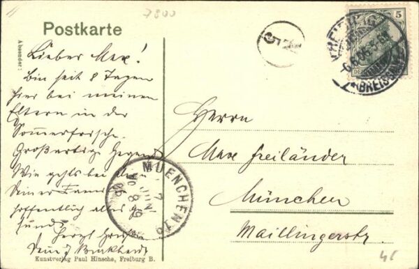 Freiburg Breisgau Kaufhaus mit Münsterplatz – Bild 2