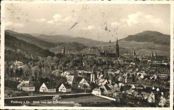 Freiburg Breisgau von der Eichhalde