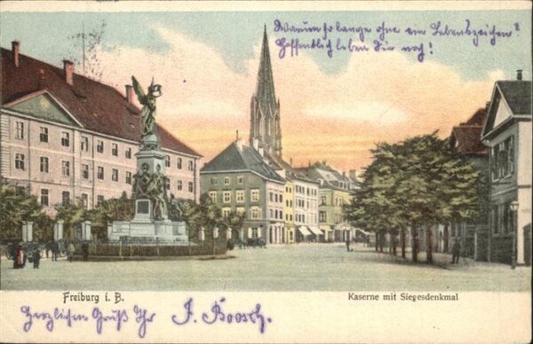 Freiburg Breisgau Kaserne mit Siegesdenkmal