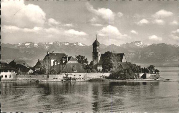 Wasserburg Bodensee mit Alpenblick