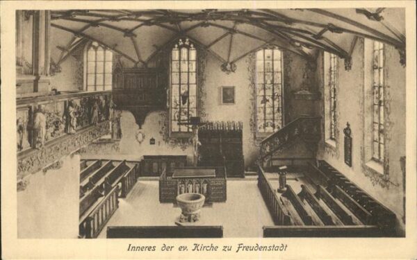 Freudenstadt Inneres der Kirche