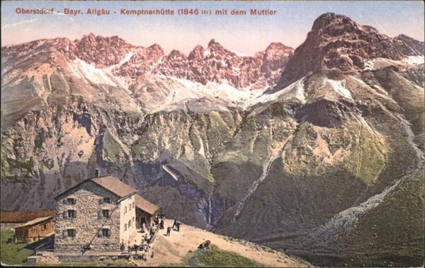 Oberstdorf Kemptnerhütte mit dem Muttler