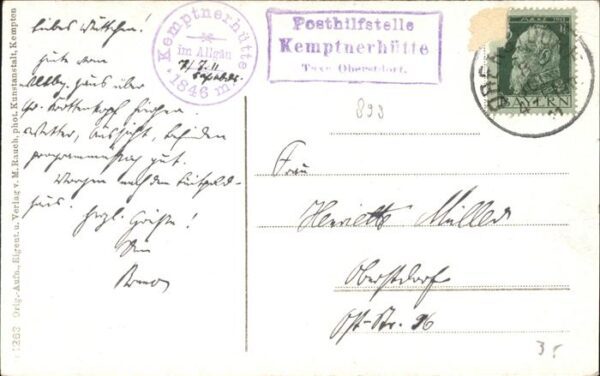 Oberstdorf Kemptnerhütte mit dem Muttler – Bild 2