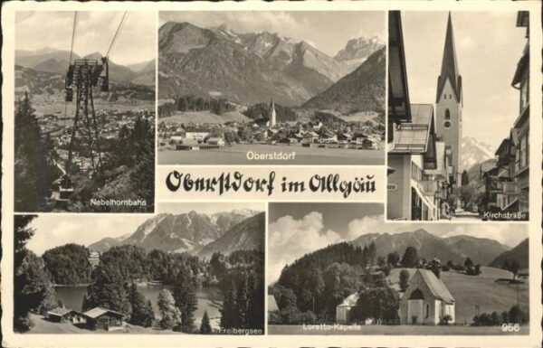 Oberstdorf Panorama Nebelhornhaus Kirchstrasse Fre