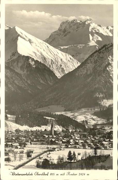 Oberstdorf mit Kratzer