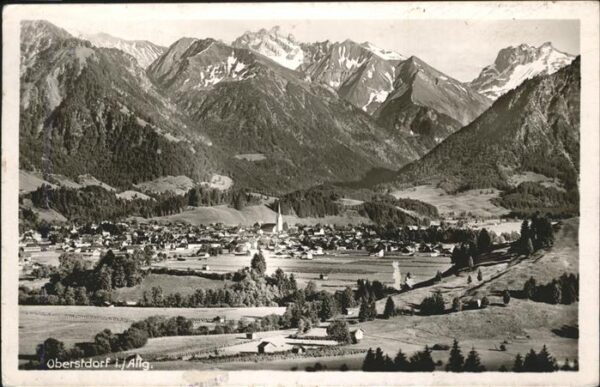Oberstdorf mit Alpenpanorama