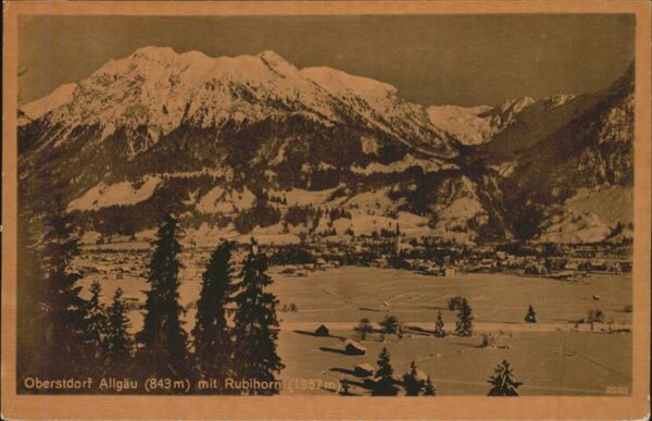 Oberstdorf mit Rubihorn