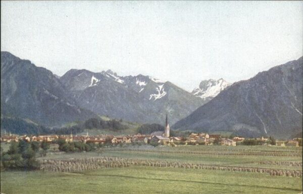 Oberstdorf mit Alpenpanorama