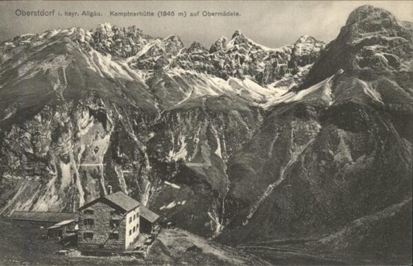 Oberstdorf Kemptnerhütte auf Obermädele