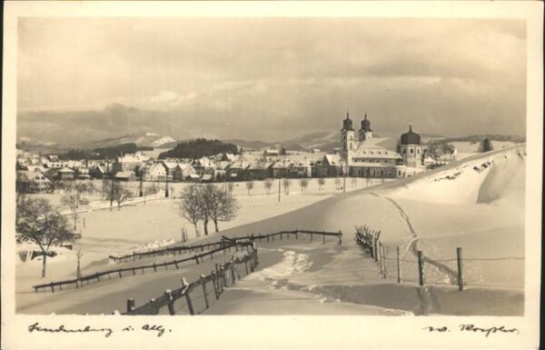 Lindenberg Allgaeu Winterpanorama