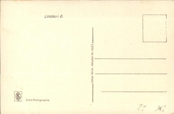 Lindau Bodensee Panorama mit Hafenausfahrt Leuchtturm – Bild 2