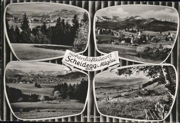 Scheidegg Allgaeu Teilansichten