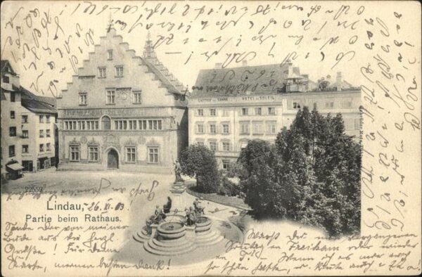 Lindau Bodensee Am Rathaus