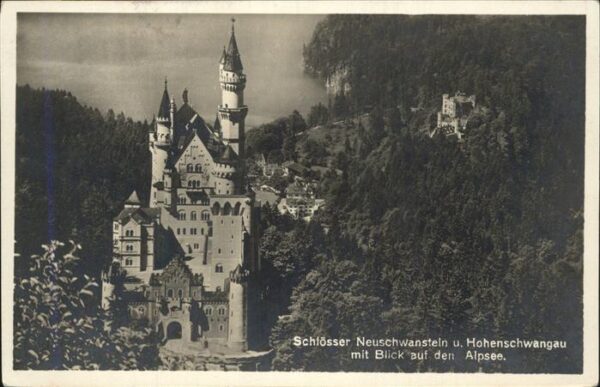 Fuessen Schlösser Neuschwanstein und Hohenschwa