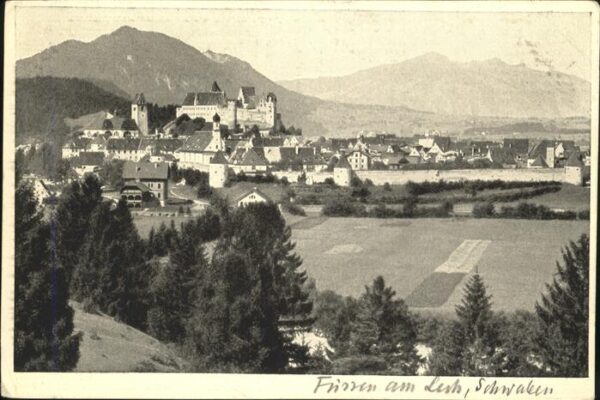 Fuessen mit Allgäuer Alpen
