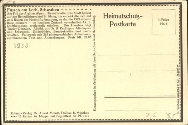 Fuessen mit Allgäuer Alpen – Bild 2