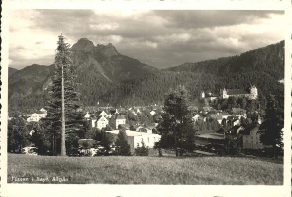 Fuessen mit Allgäuer Alpen