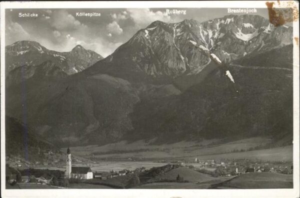 Pfronten mit Schlicke Köllespitze und Rossberg