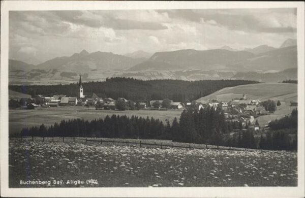 Buchenberg Allgaeu Panorama