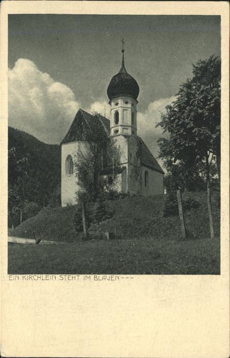 Oberkirch Fuessen Kirchlein am Weissensee