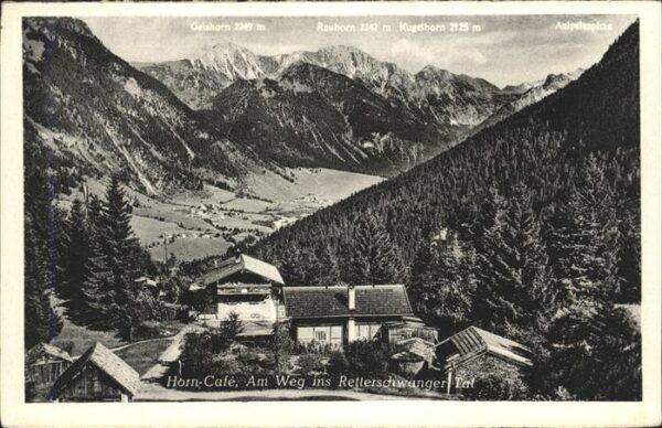 Fuessen Horn Cafe Am Weg ins Retterschwanger Ta