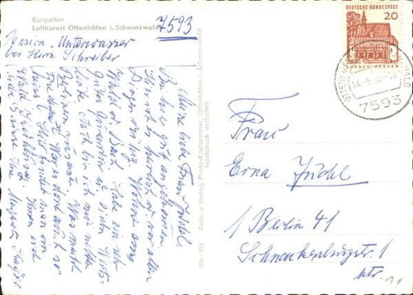 Ottenhoefen Schwarzwald Kurgarten – Bild 2