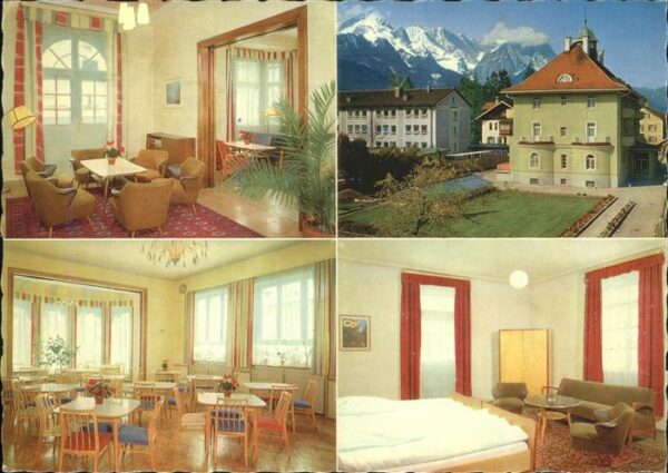 Garmisch-Partenkirchen Bundesbahn Erholungsheim Haus Gartenhei
