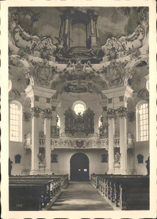 Steingaden Oberbayern Wallfahrtskirche Wies Orgel