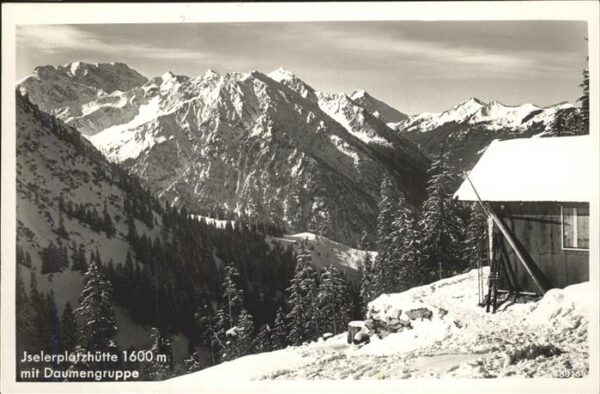 Oberjoch Iselerhütte mit Daumengruppe