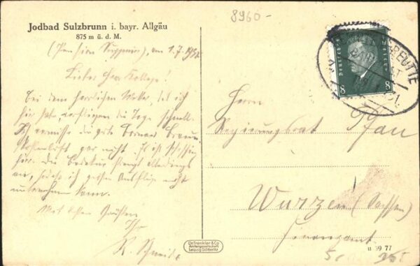 Sulzbrunn Allgaeu Jodbad Badehaus – Bild 2