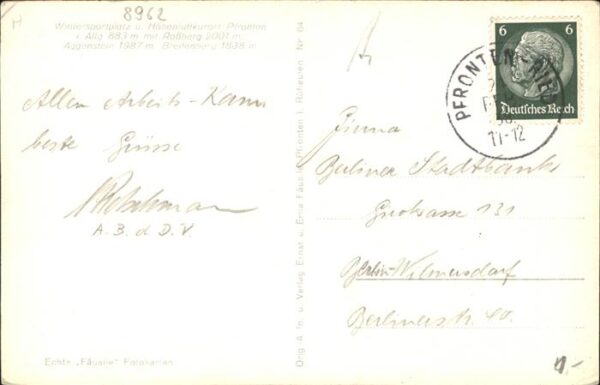 Pfronten mit Rossberg Aggenstein und Breitenstei – Bild 2
