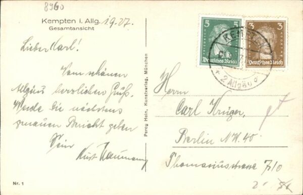 Kempten Allgaeu Gesamtansicht – Bild 2