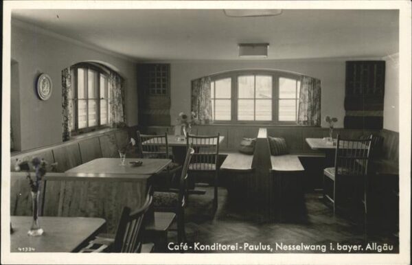Nesselwang Cafe Konditorei Paulus Gastraum