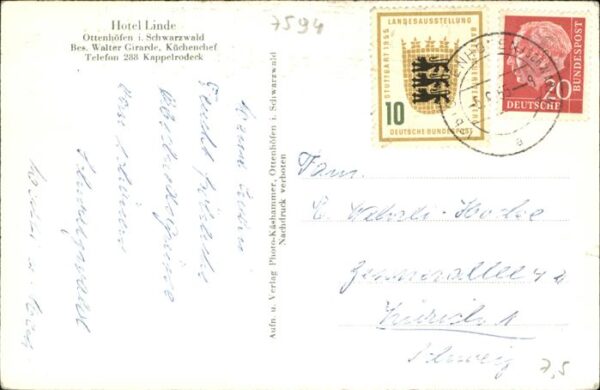Ottenhoefen Schwarzwald Hotel Linde Gastraum – Bild 2
