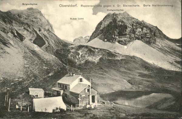 Oberstdorf Rappensteinhütte gegen Steinscharte