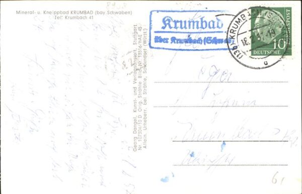 Krumbach Schwaben Mineral und Kneippbad Krumbad – Bild 2