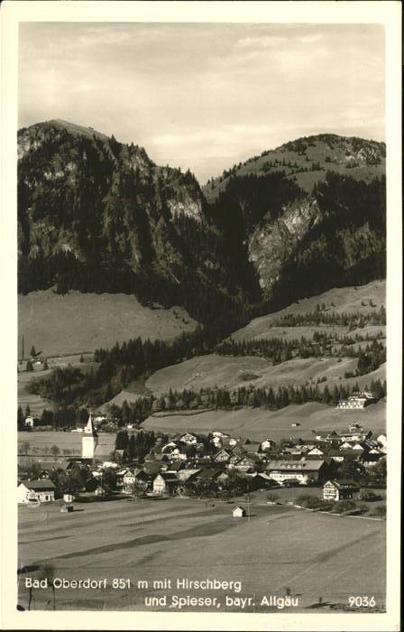 Bad Oberdorf mit Hirschberg und Spieser