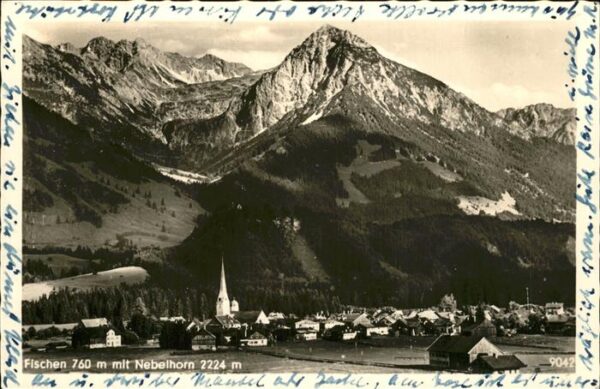 Fischen Allgaeu mit Nebelhorn