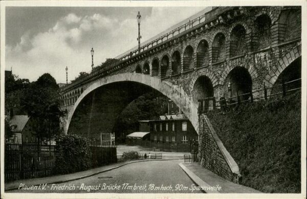 Plauen Vogtland Friedrich August Brücke