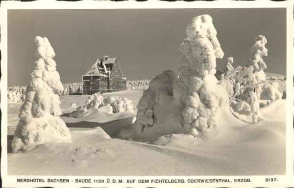 Oberwiesenthal Erzgebirge Berghotel Sachsen Baude auf dem Fichtel