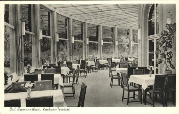 Bad Hermannsborn Kurhaus Terrasse